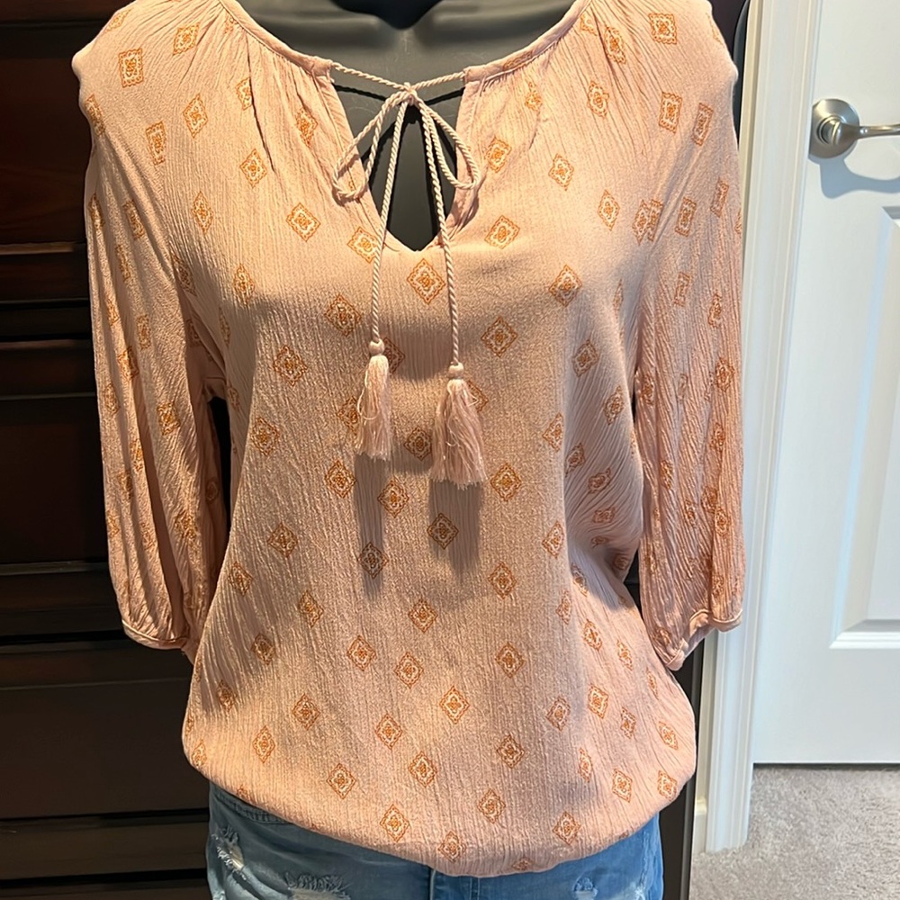 Willow&Root Peasant Style Blouse